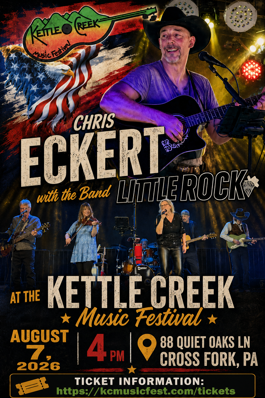 Chris Eckert with LittleRock - Kettle Creek